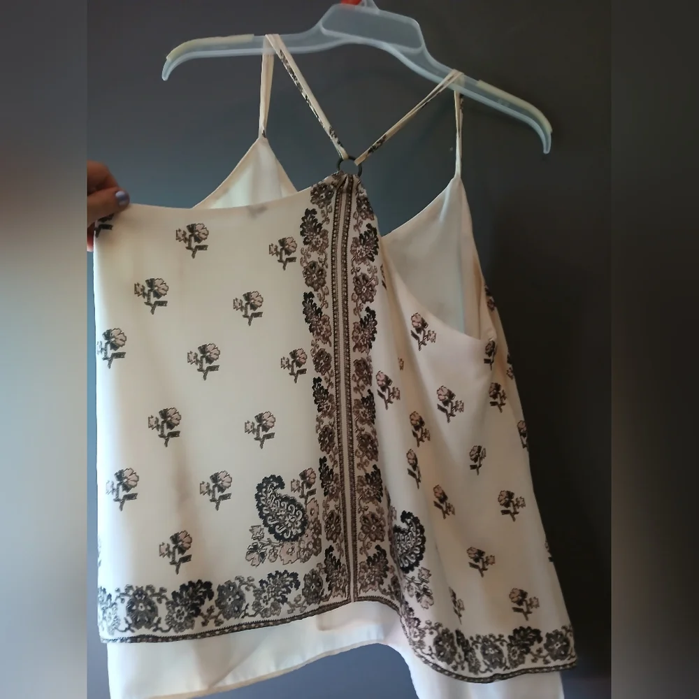 Maurices Black and White Floral Camisole - Picture 4 of 4
